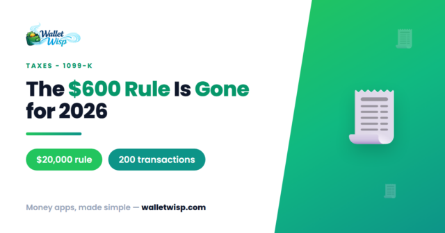 The $600 1099-K Rule Is Dead: For 2025 and 2026, It's Back to $20,000 + 200 Transactions