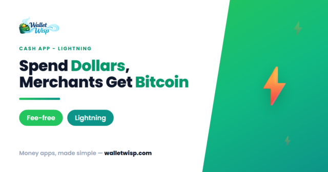 cash-app-fee-free-lightning-payments-usd-balance-walletwisp Cash App's Fee-Free Lightning Payments: Spend Dollars, Merchants Get Bitcoin
